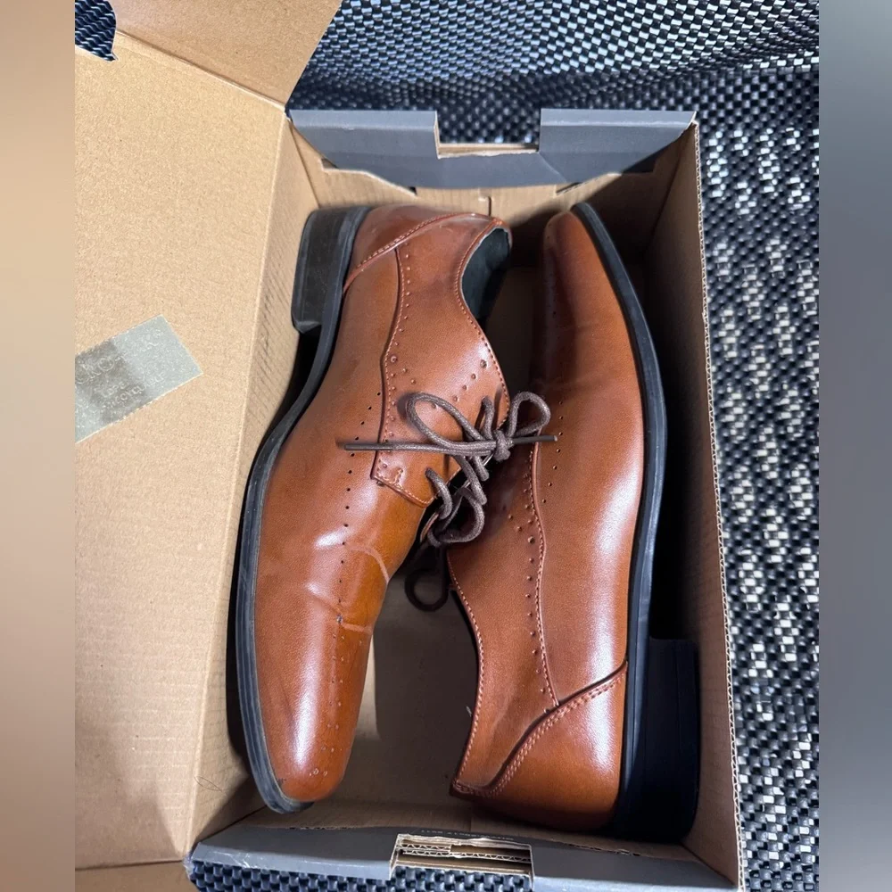 Stacy Adams Brown Kids Dress Shoes